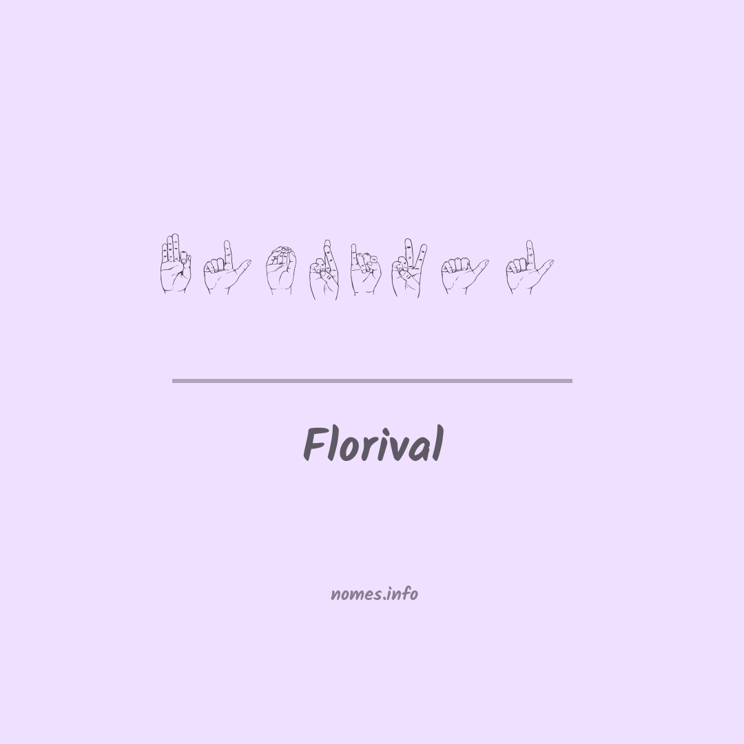 Florival em Libras