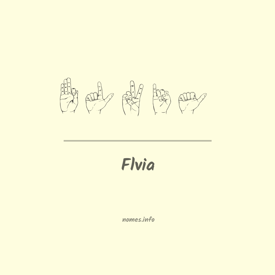Flvia em Libras