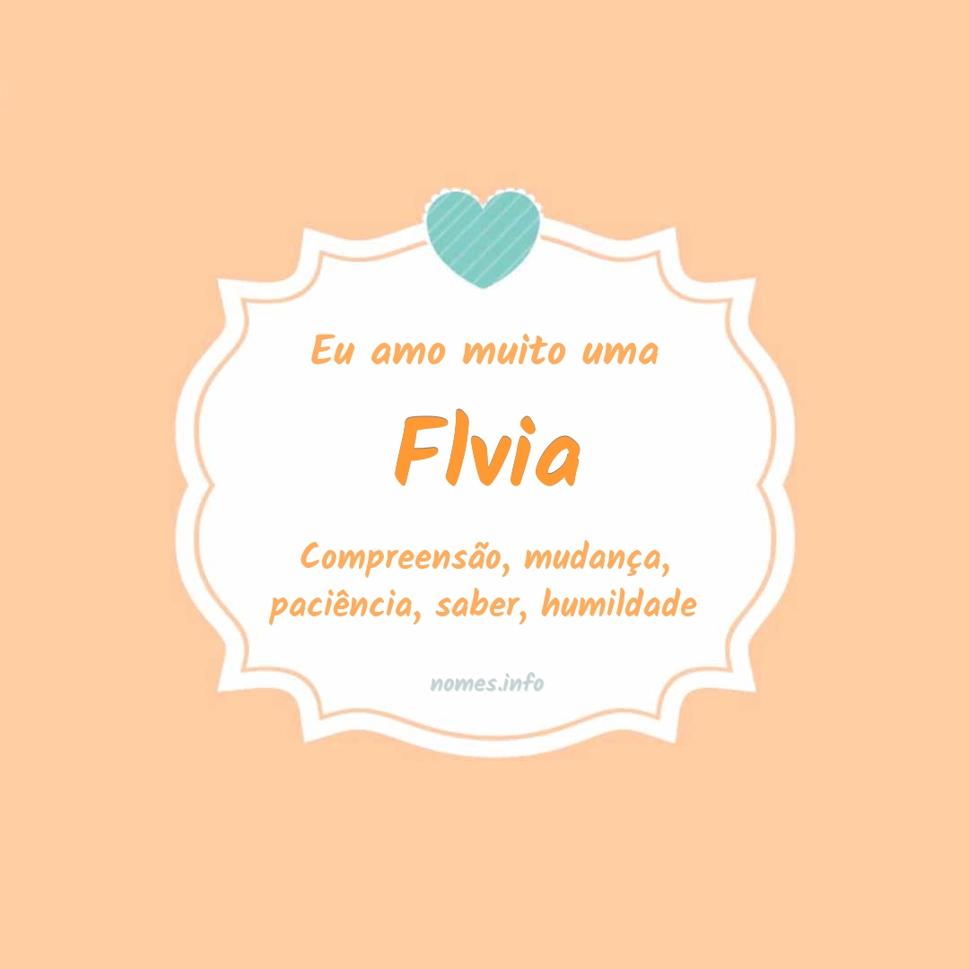 Eu amo muito Flvia