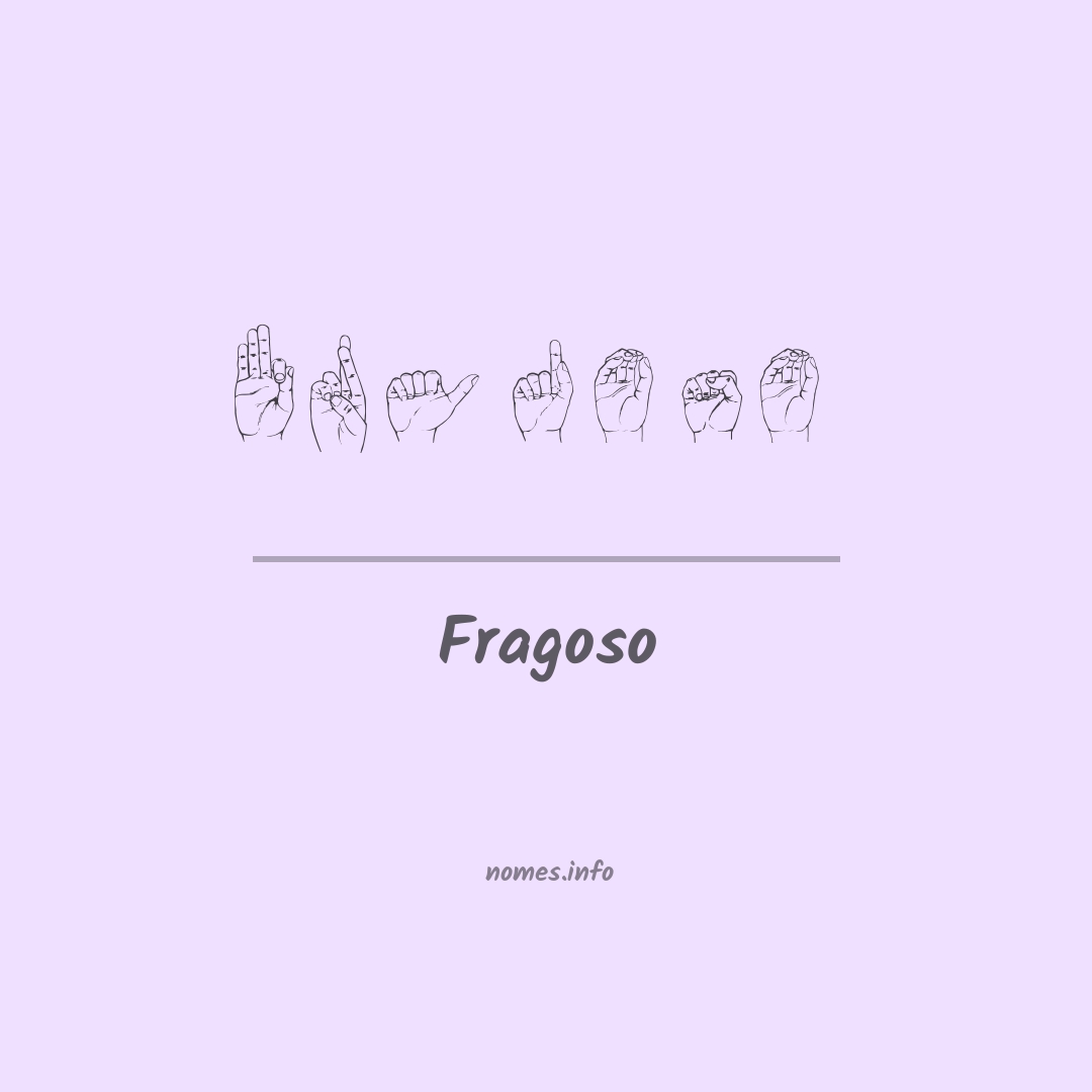 Fragoso em Libras Fragoso em Libras