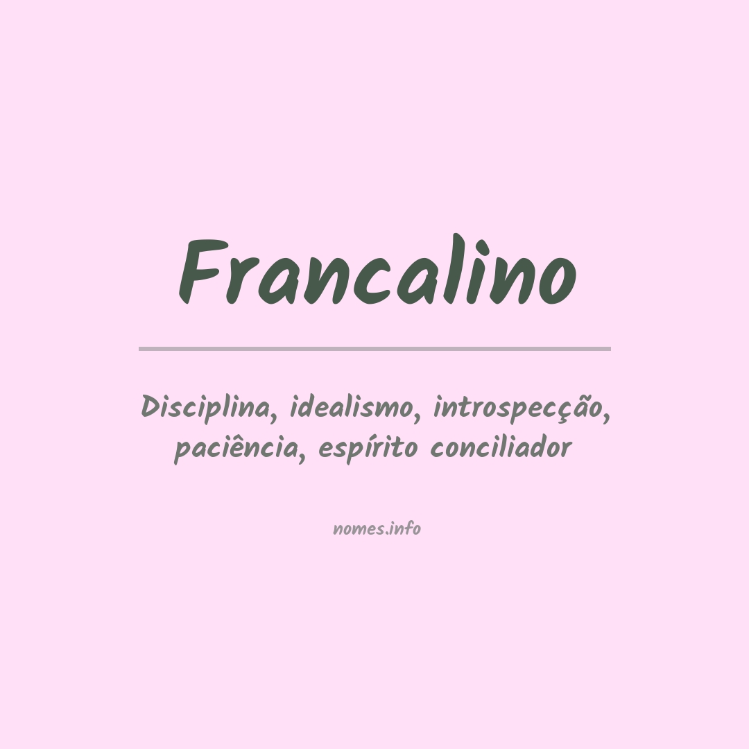Significado do nome Francalino