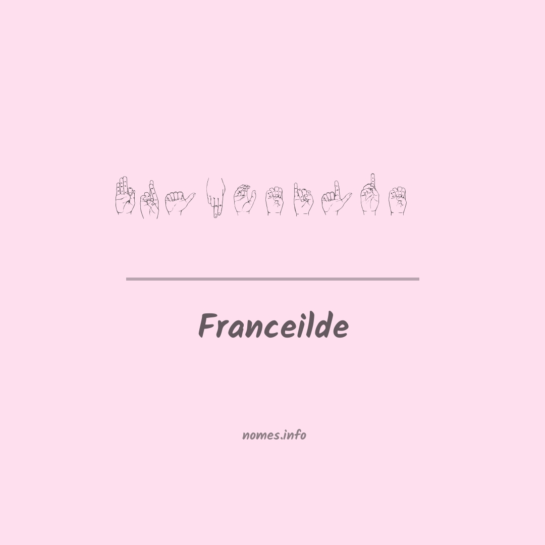 Franceilde em Libras