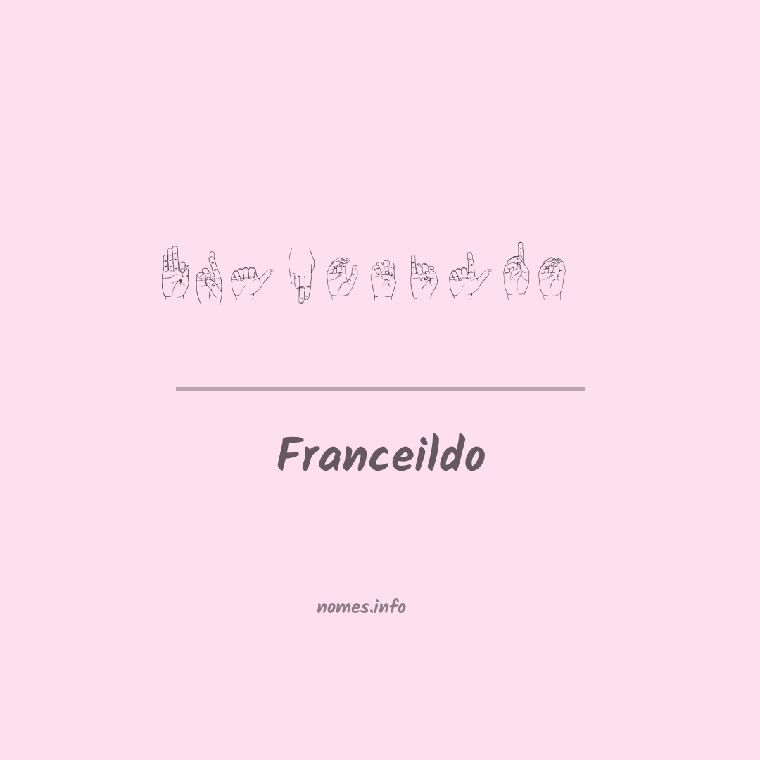 Franceildo em Libras