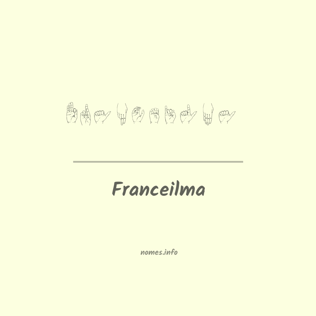 Franceilma em Libras