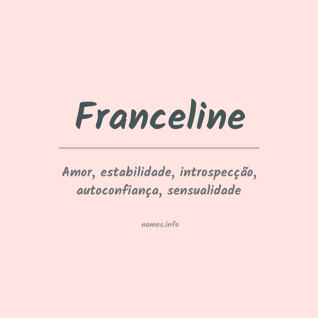Significado do nome Franceline