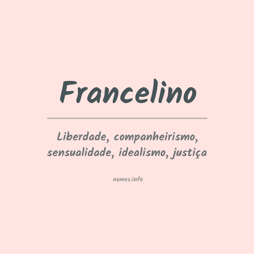 Significado do nome Francelino
