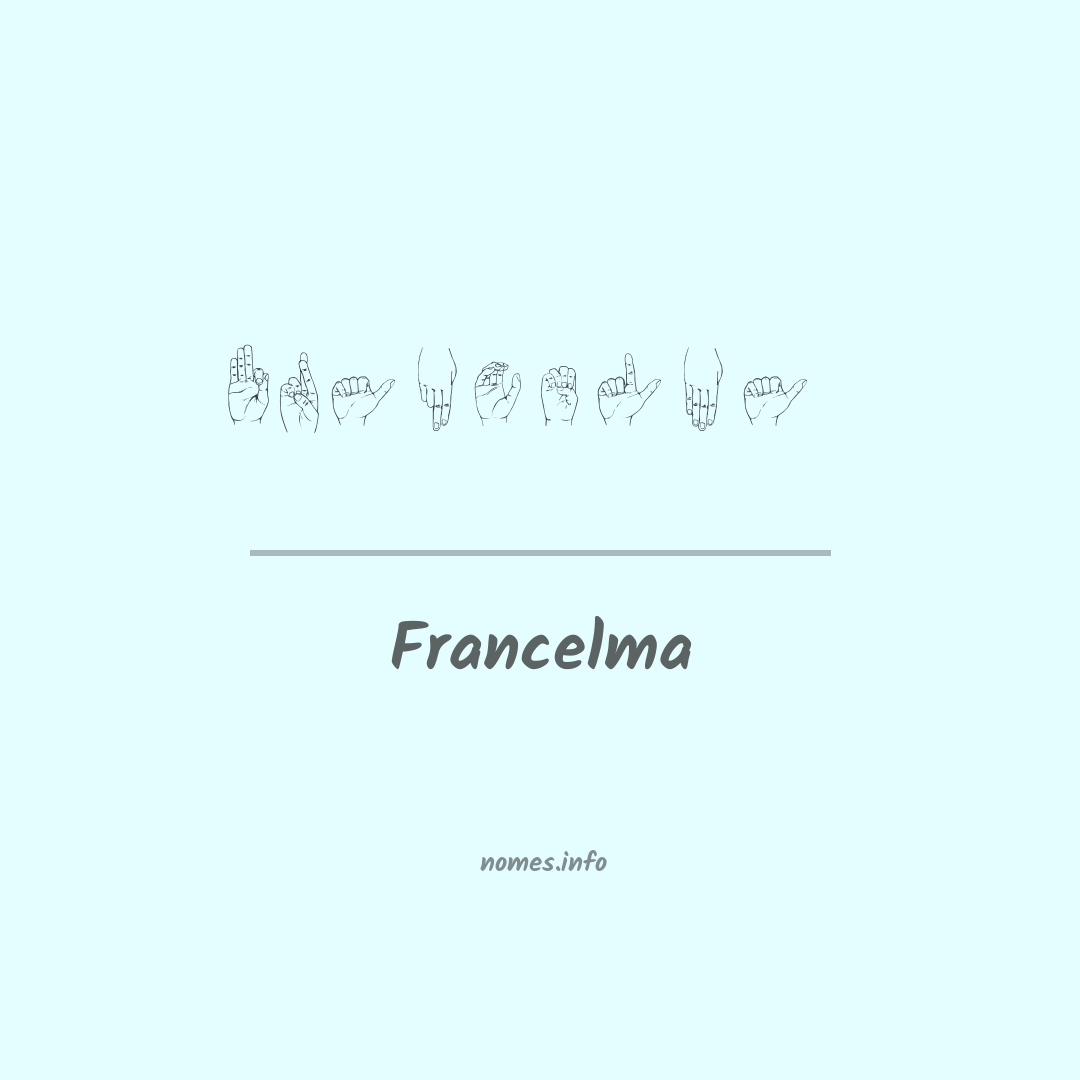 Francelma em Libras