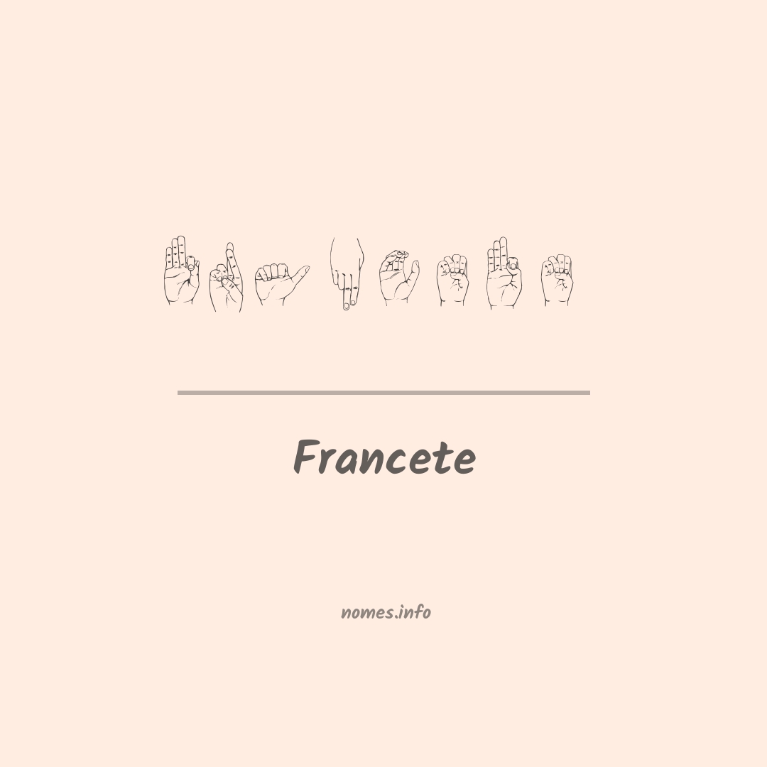 Francete em Libras