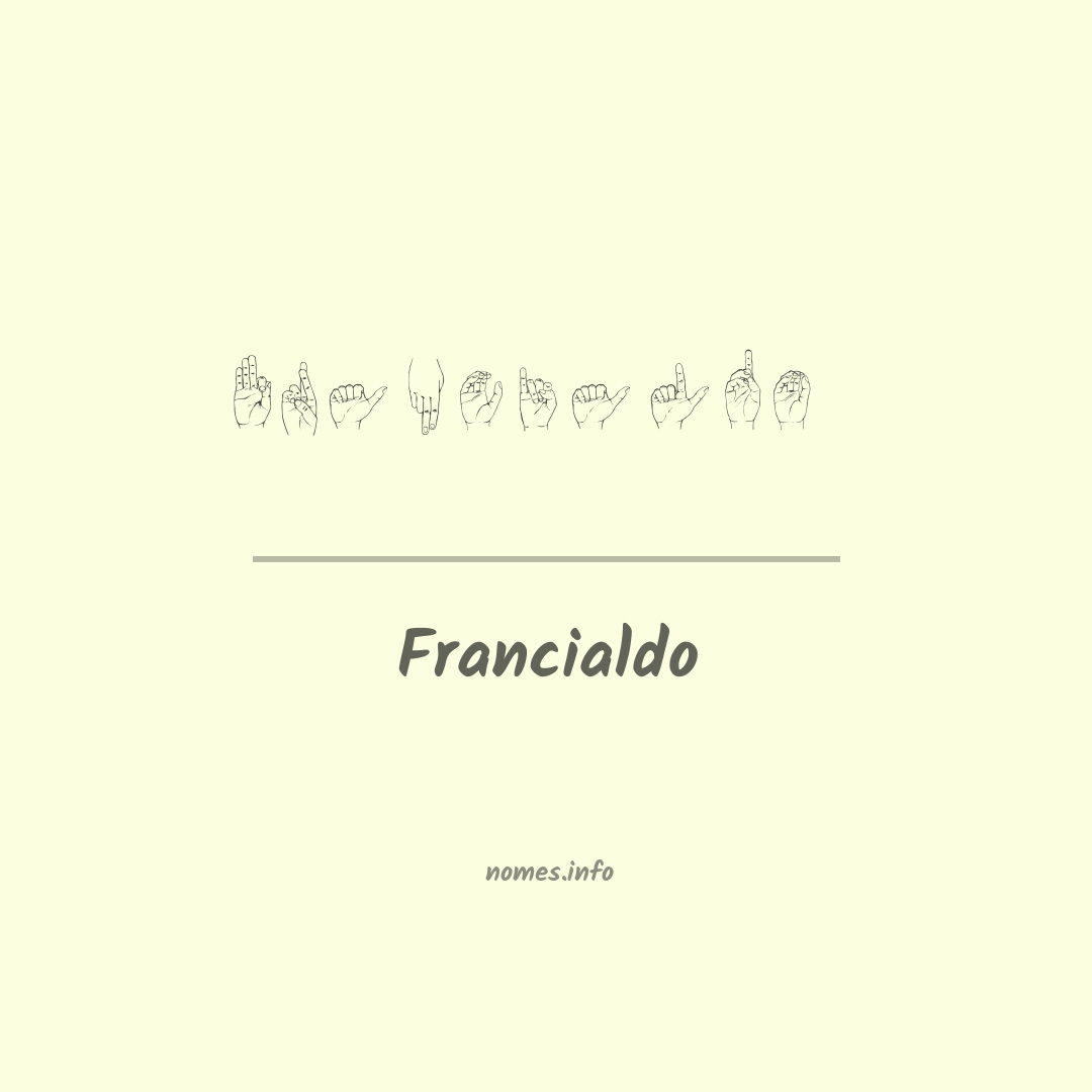 Francialdo em Libras
