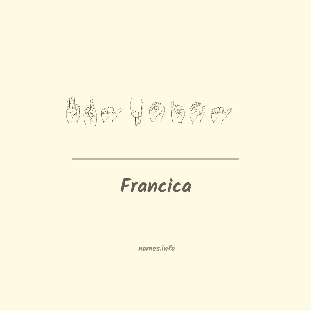 Francica em Libras