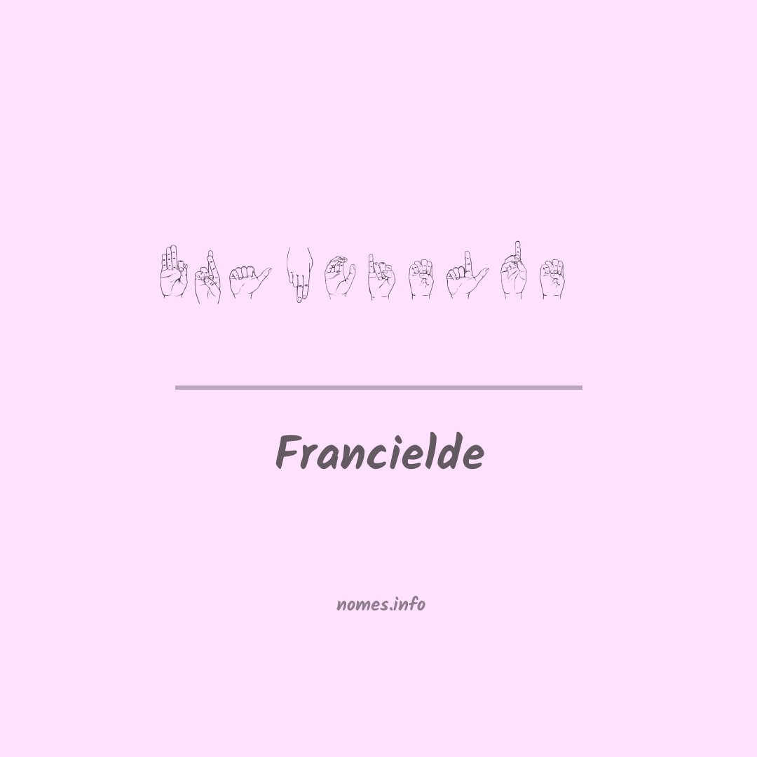 Francielde em Libras