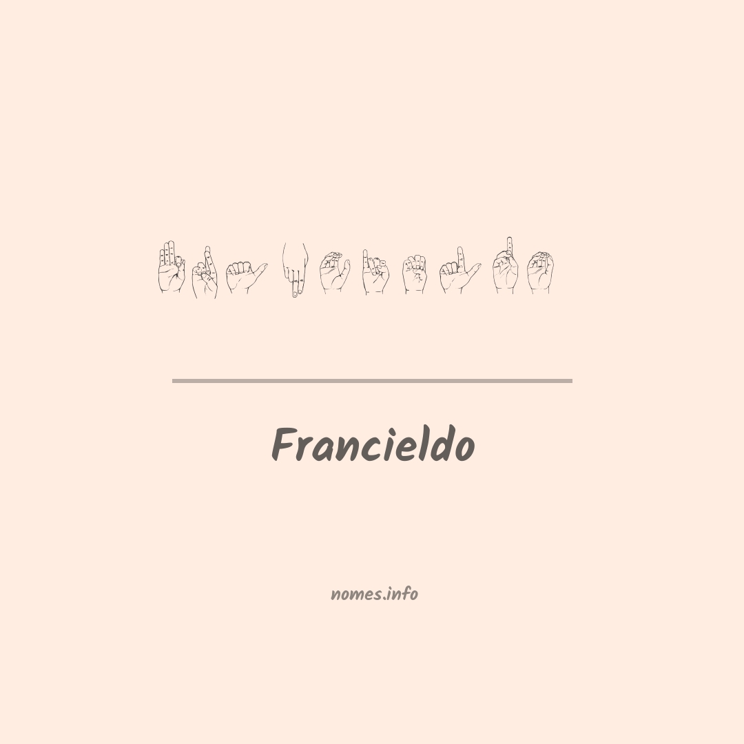 Francieldo em Libras