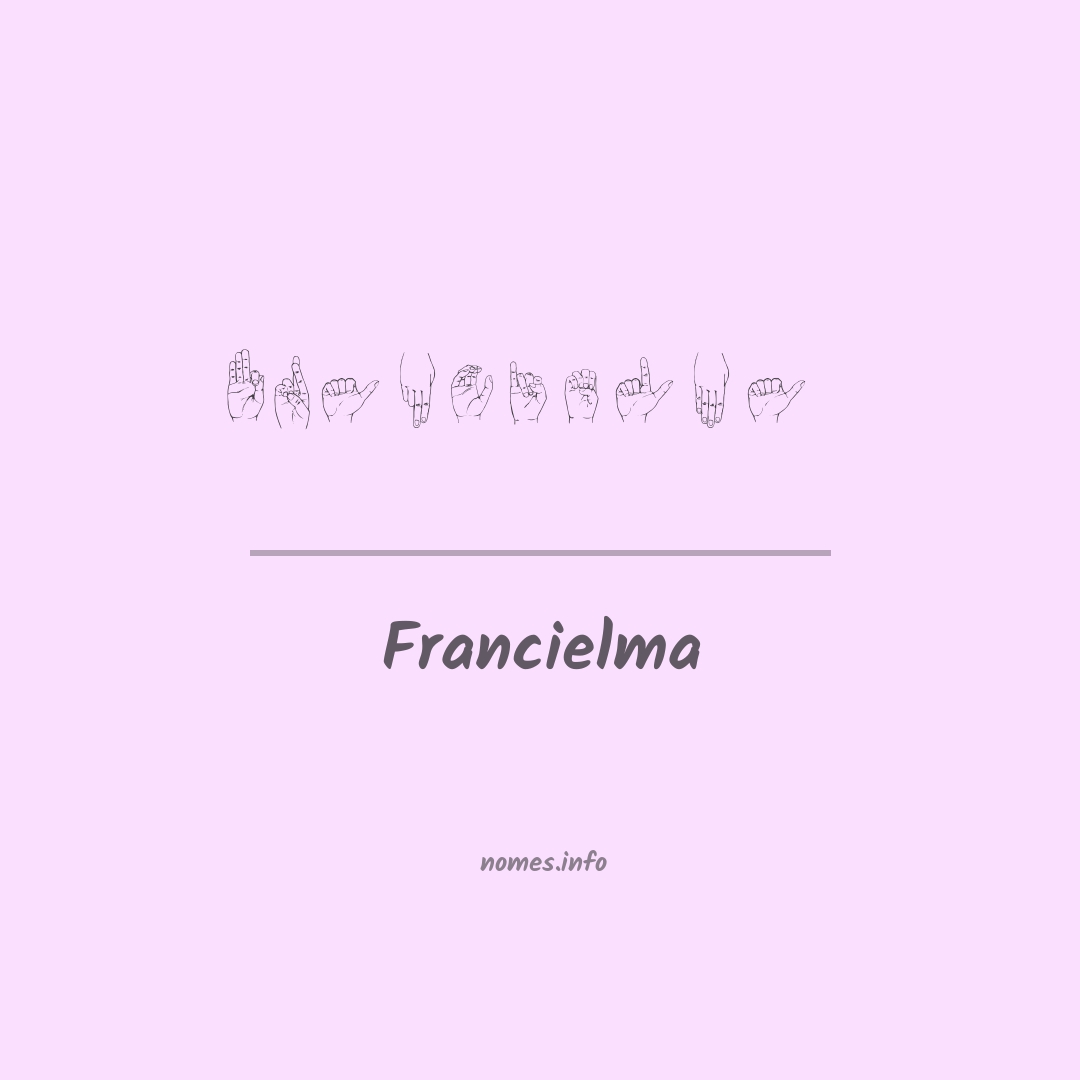 Francielma em Libras