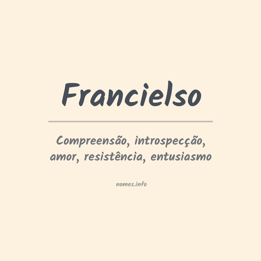 Significado do nome Francielso