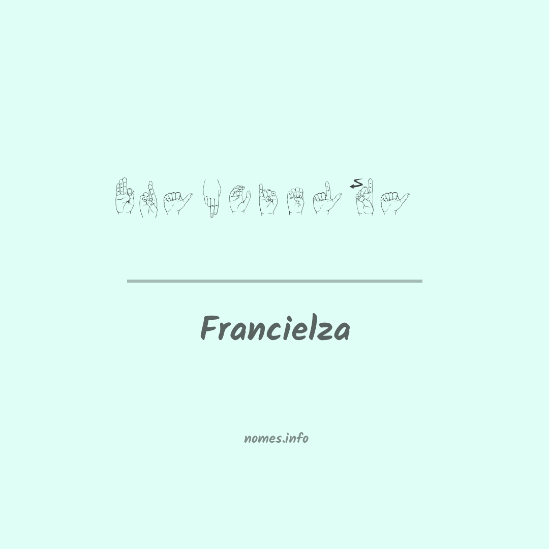 Francielza em Libras