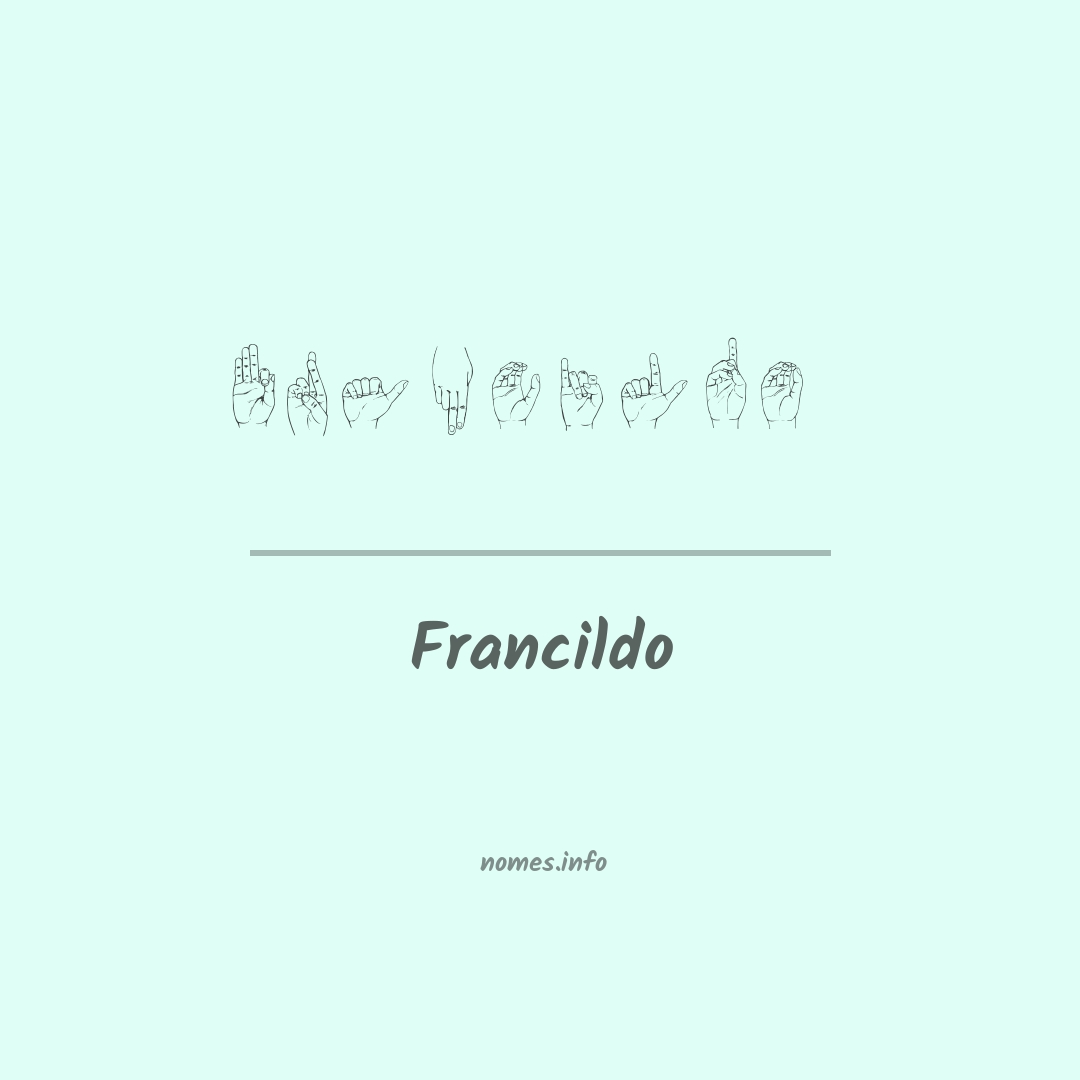 Francildo em Libras