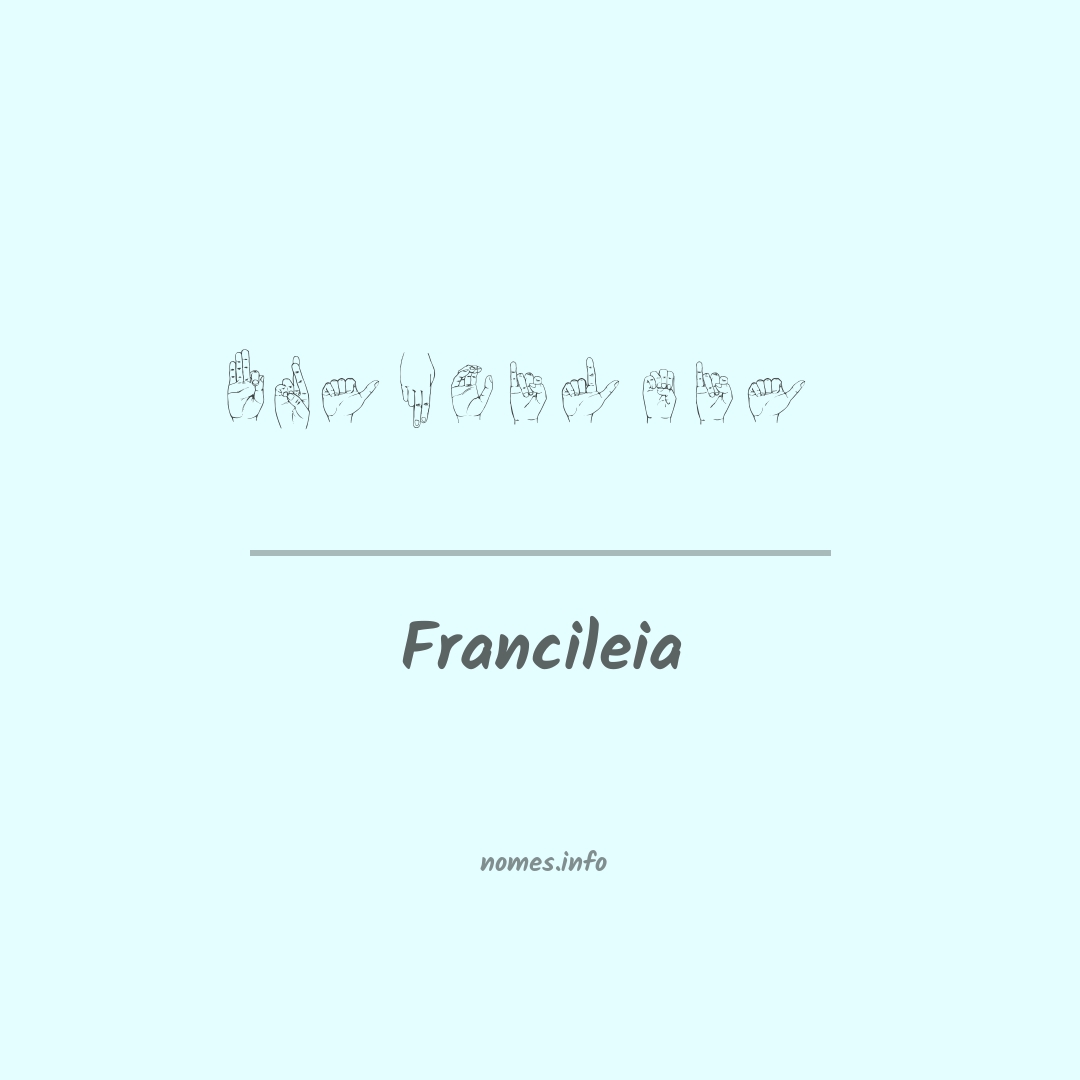 Francileia em Libras