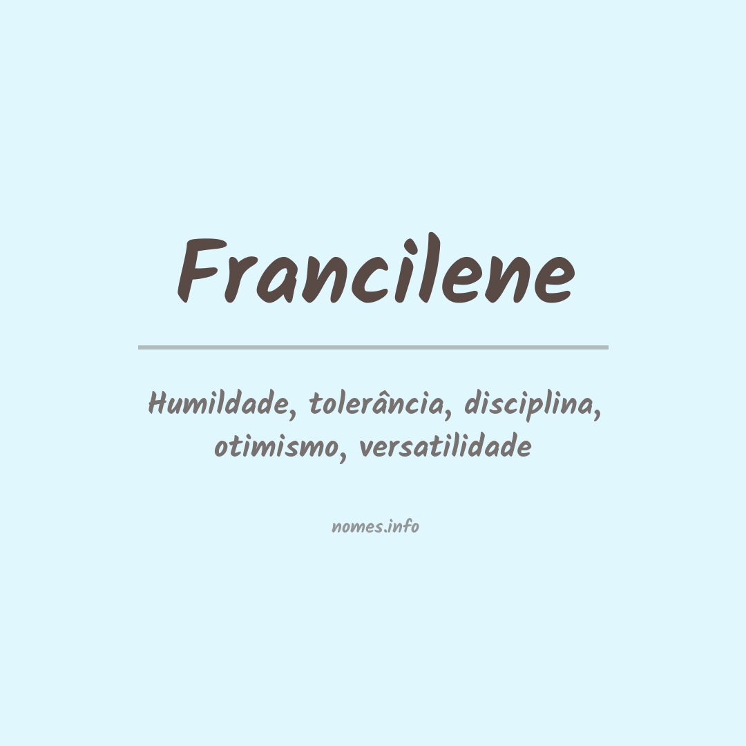 Significado do nome Francilene