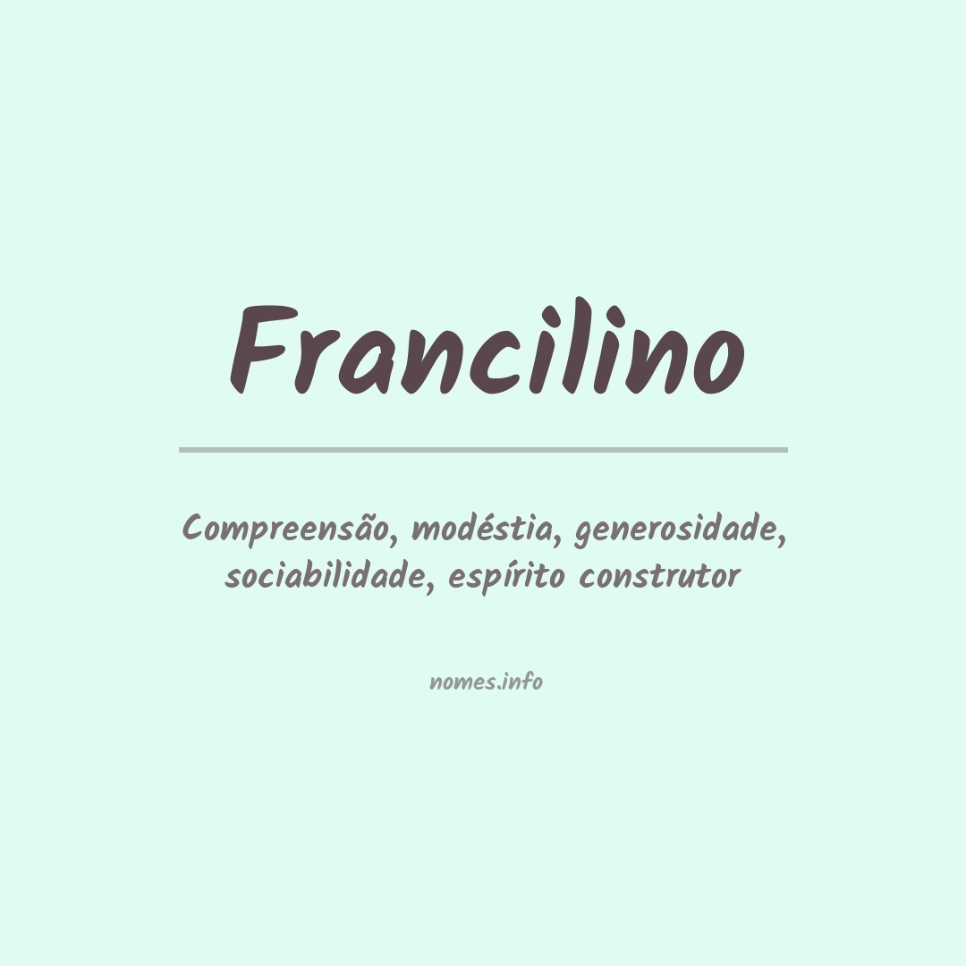 Significado do nome Francilino