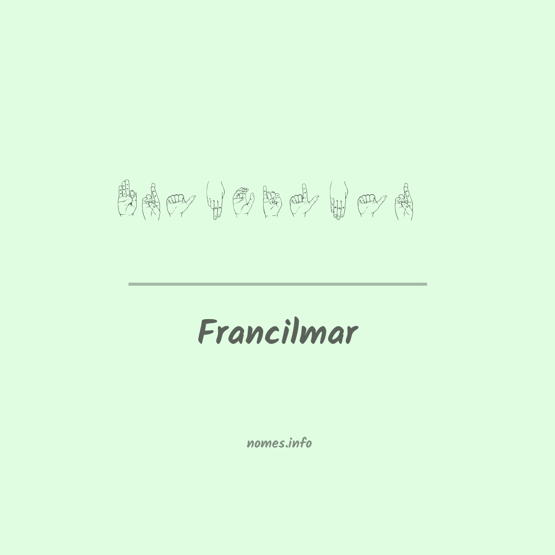 Francilmar em Libras