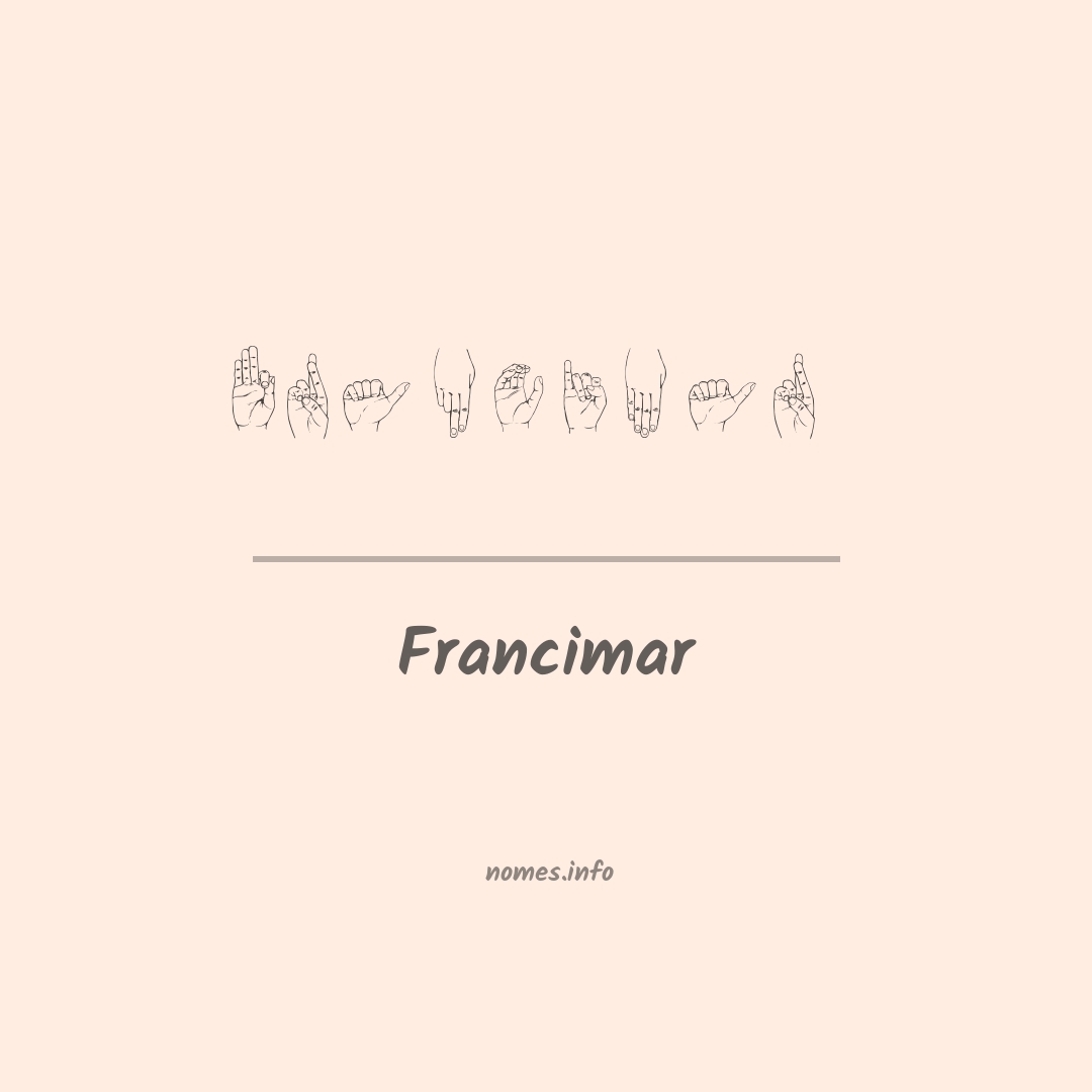 Francimar em Libras