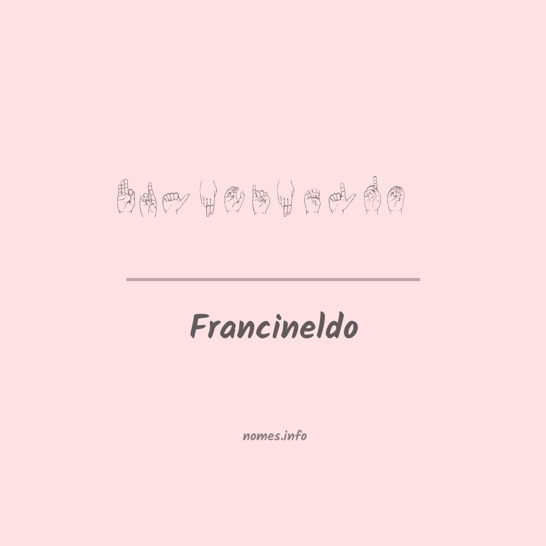 Francineldo em Libras