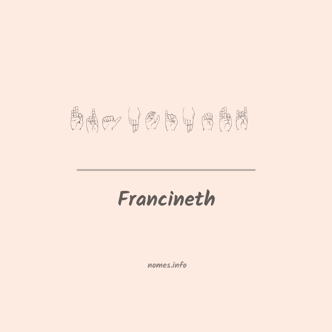 Francineth em Libras