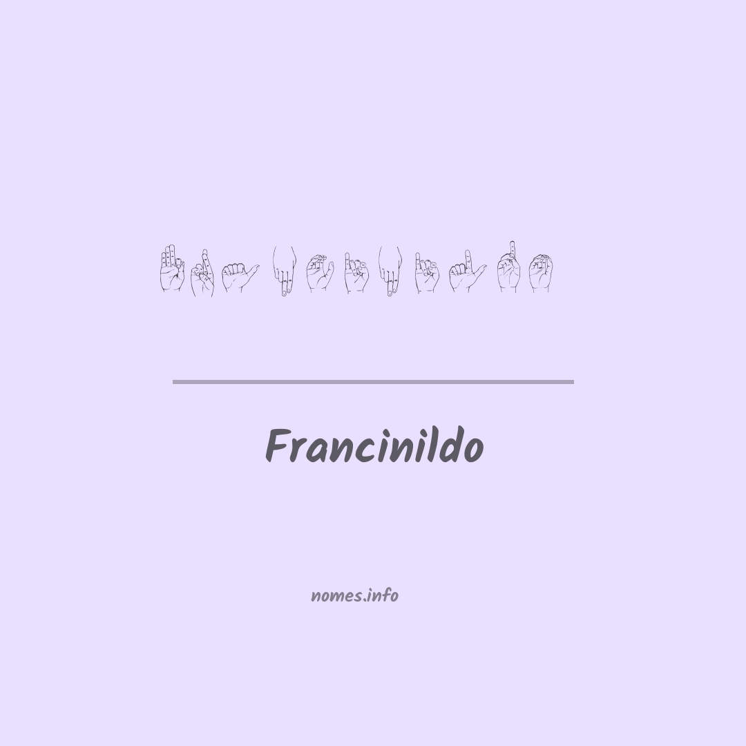 Francinildo em Libras
