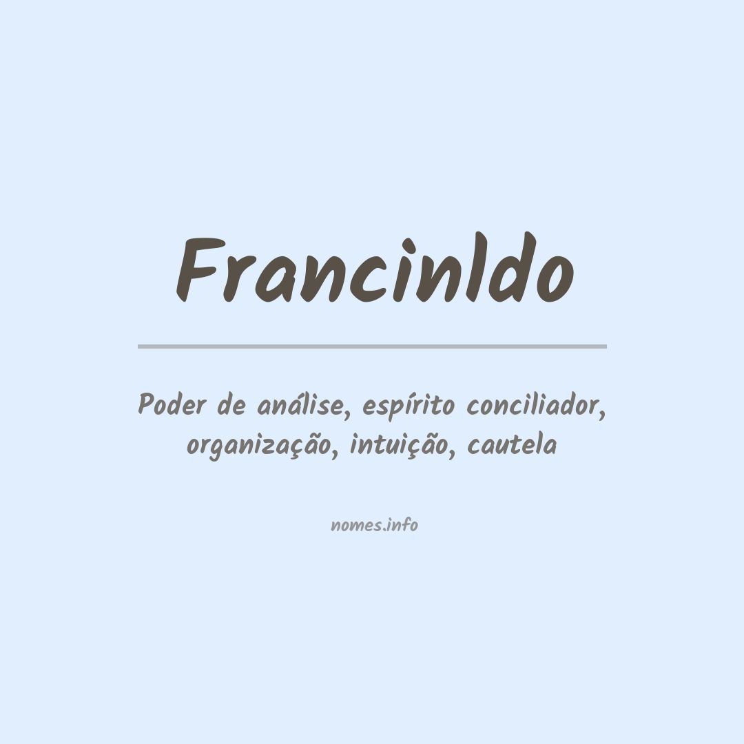 Significado do nome Francinldo