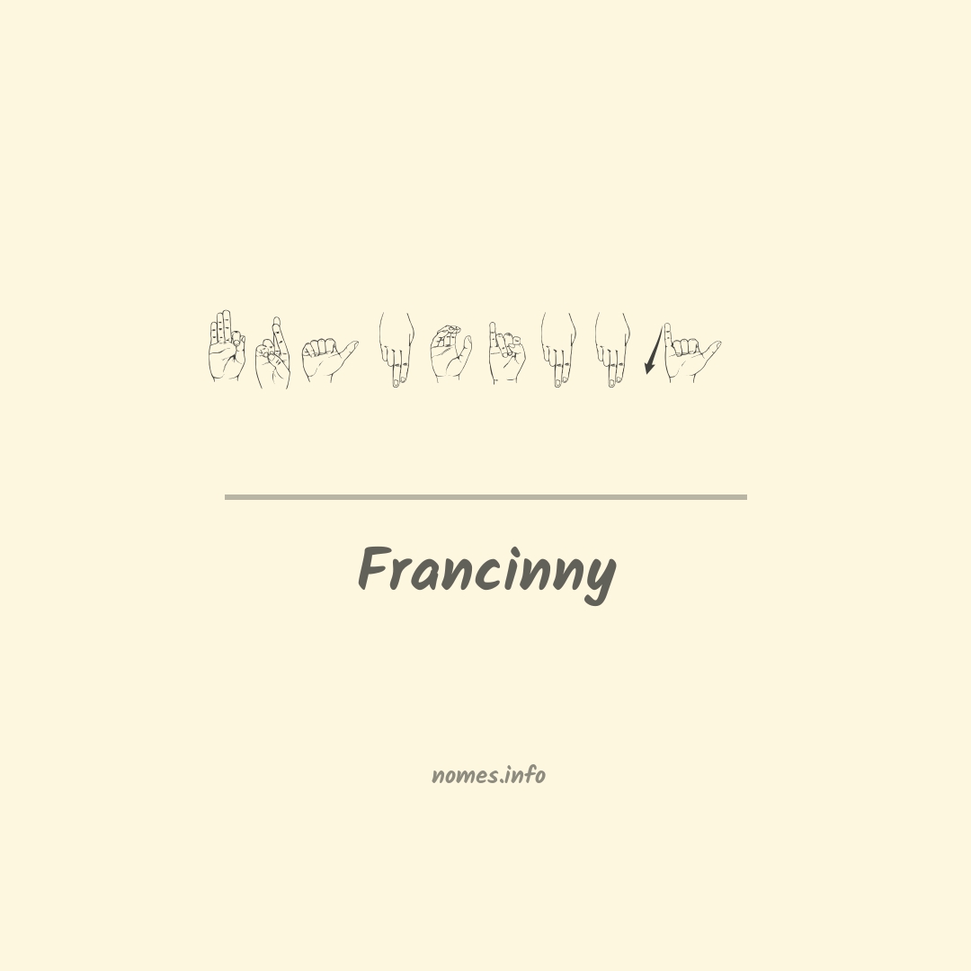 Francinny em Libras