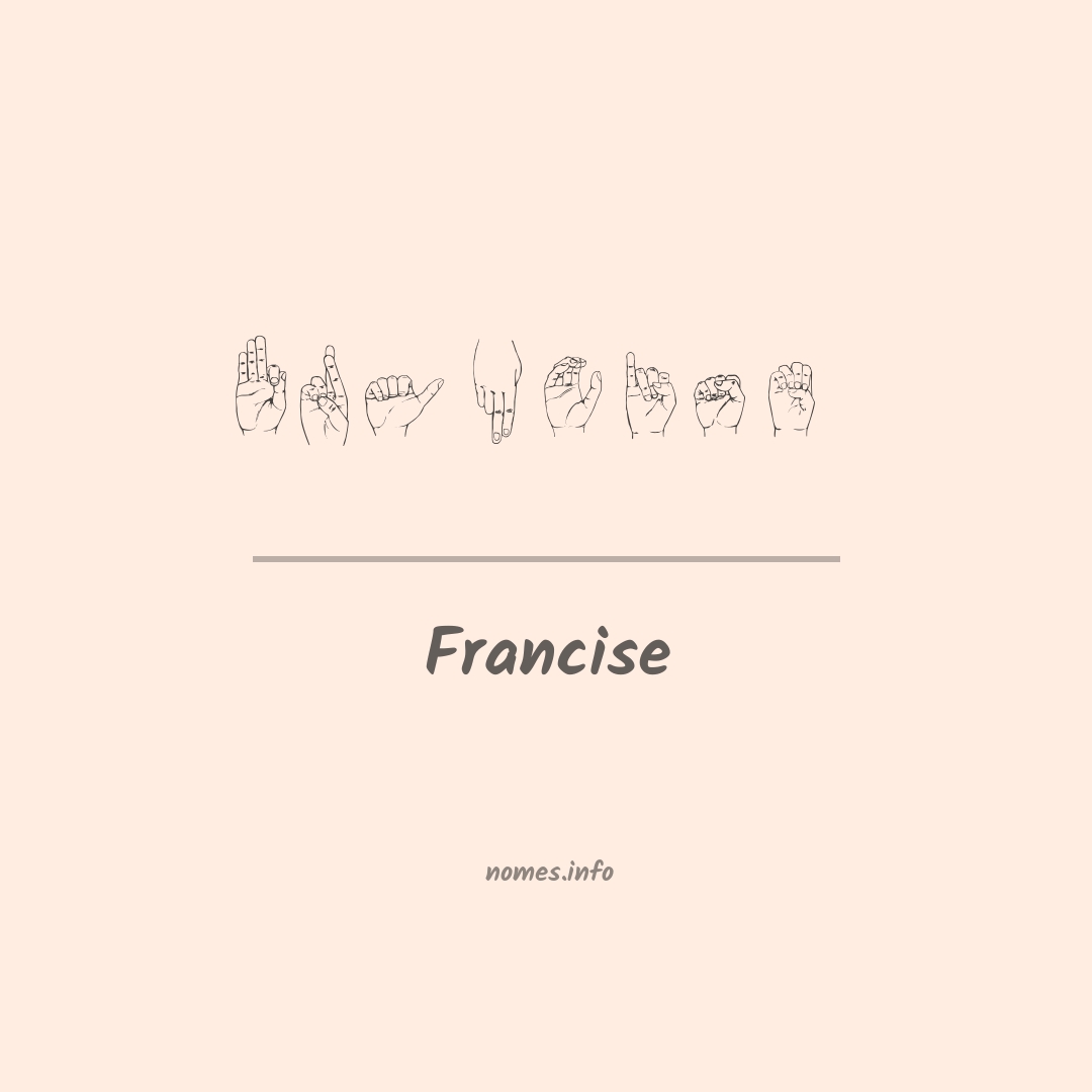 Francise em Libras