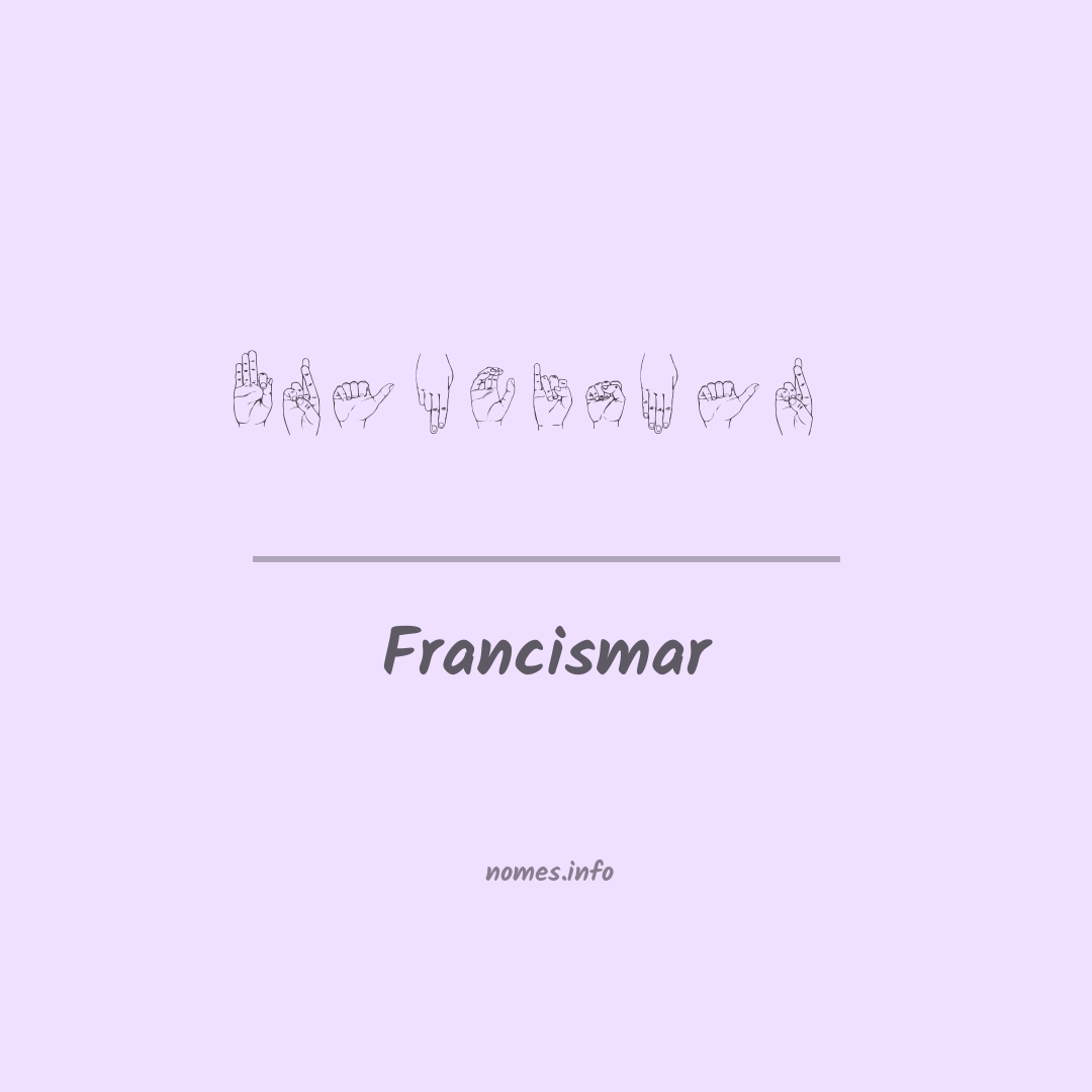Francismar em Libras