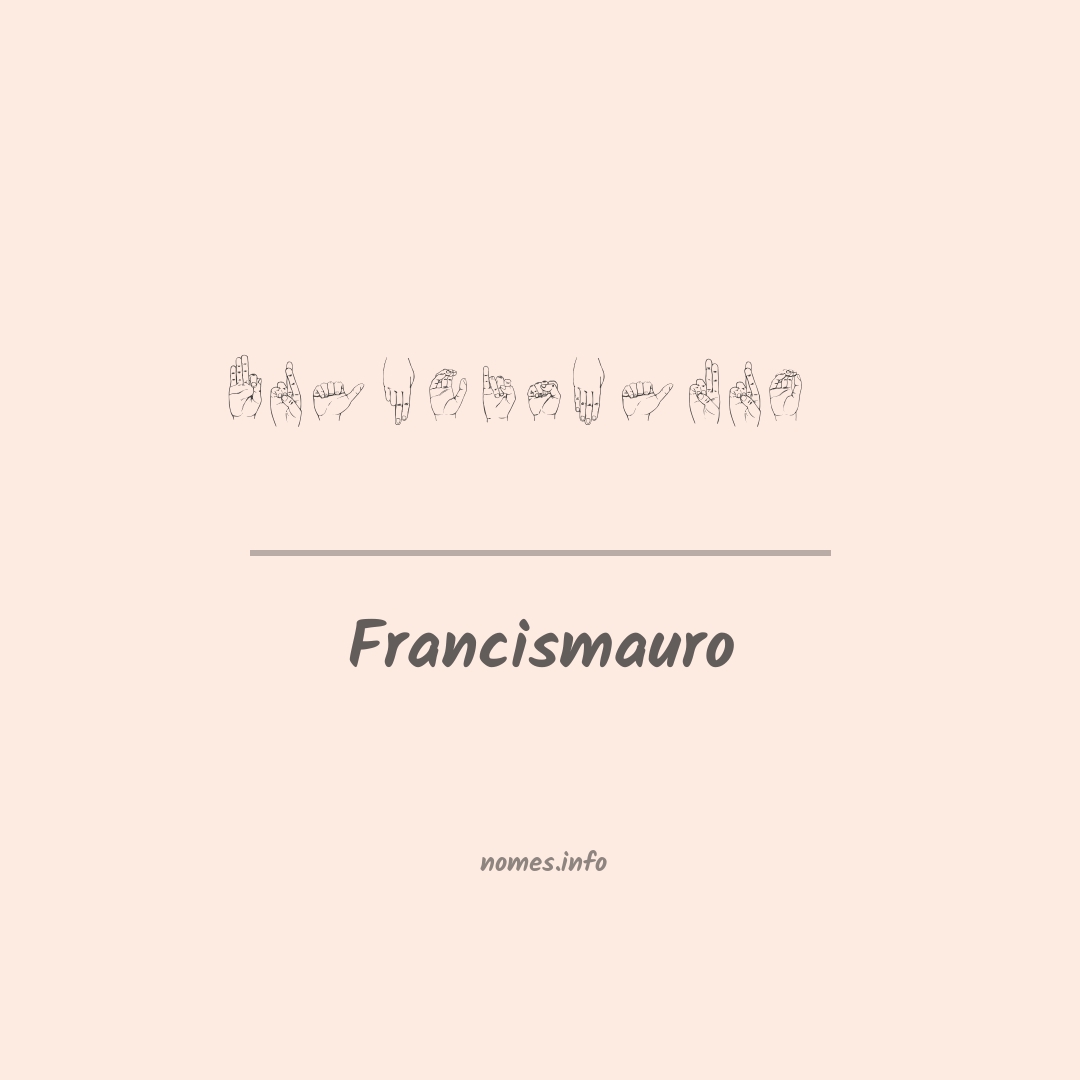 Francismauro em Libras