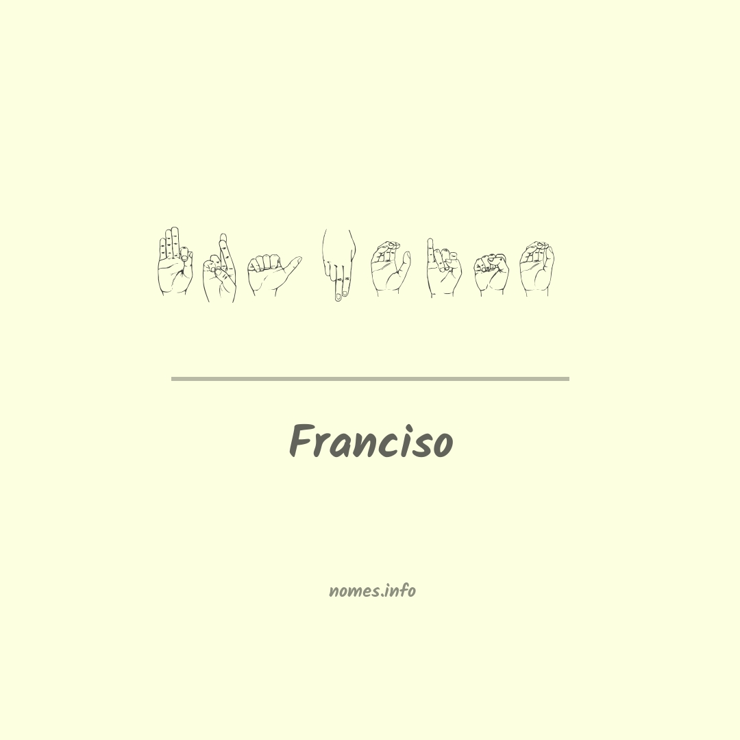 Franciso em Libras