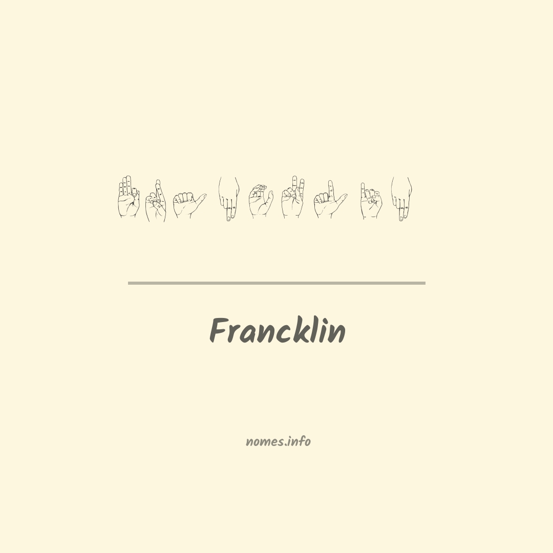Francklin em Libras
