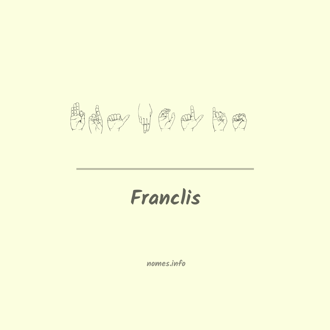 Franclis em Libras