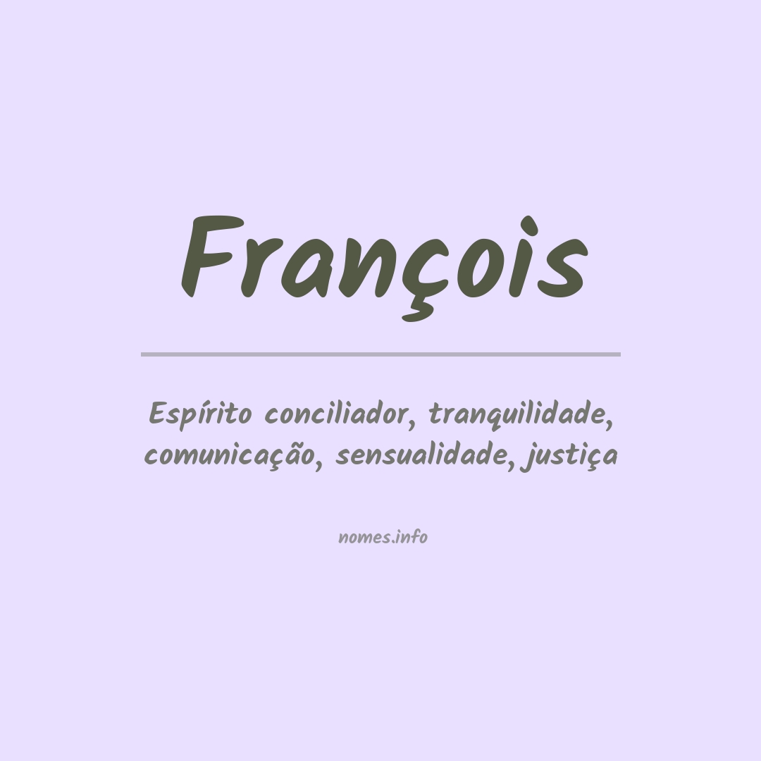 Significado do nome François