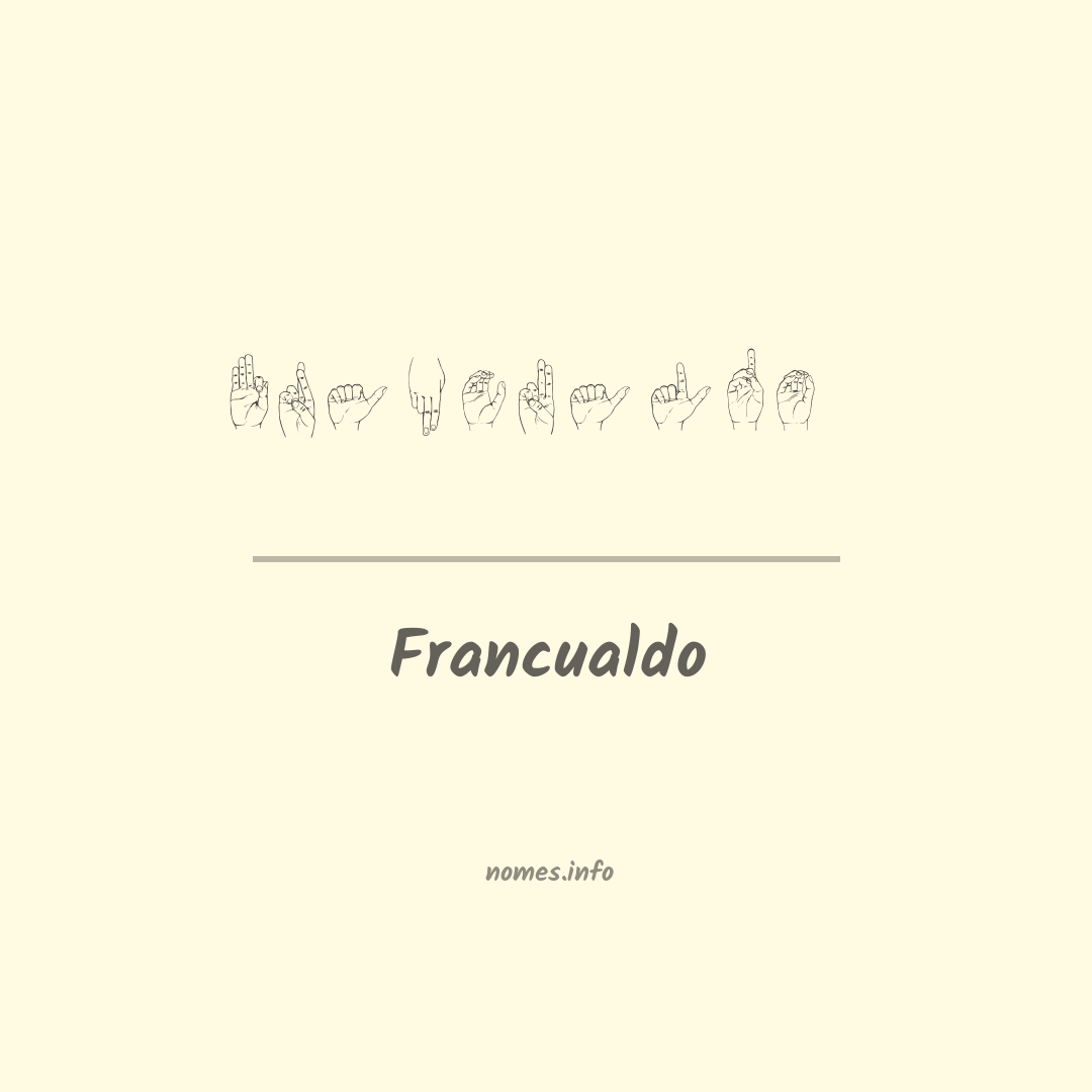 Francualdo em Libras