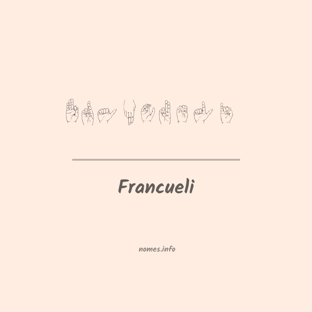 Francueli em Libras Francueli em Libras
