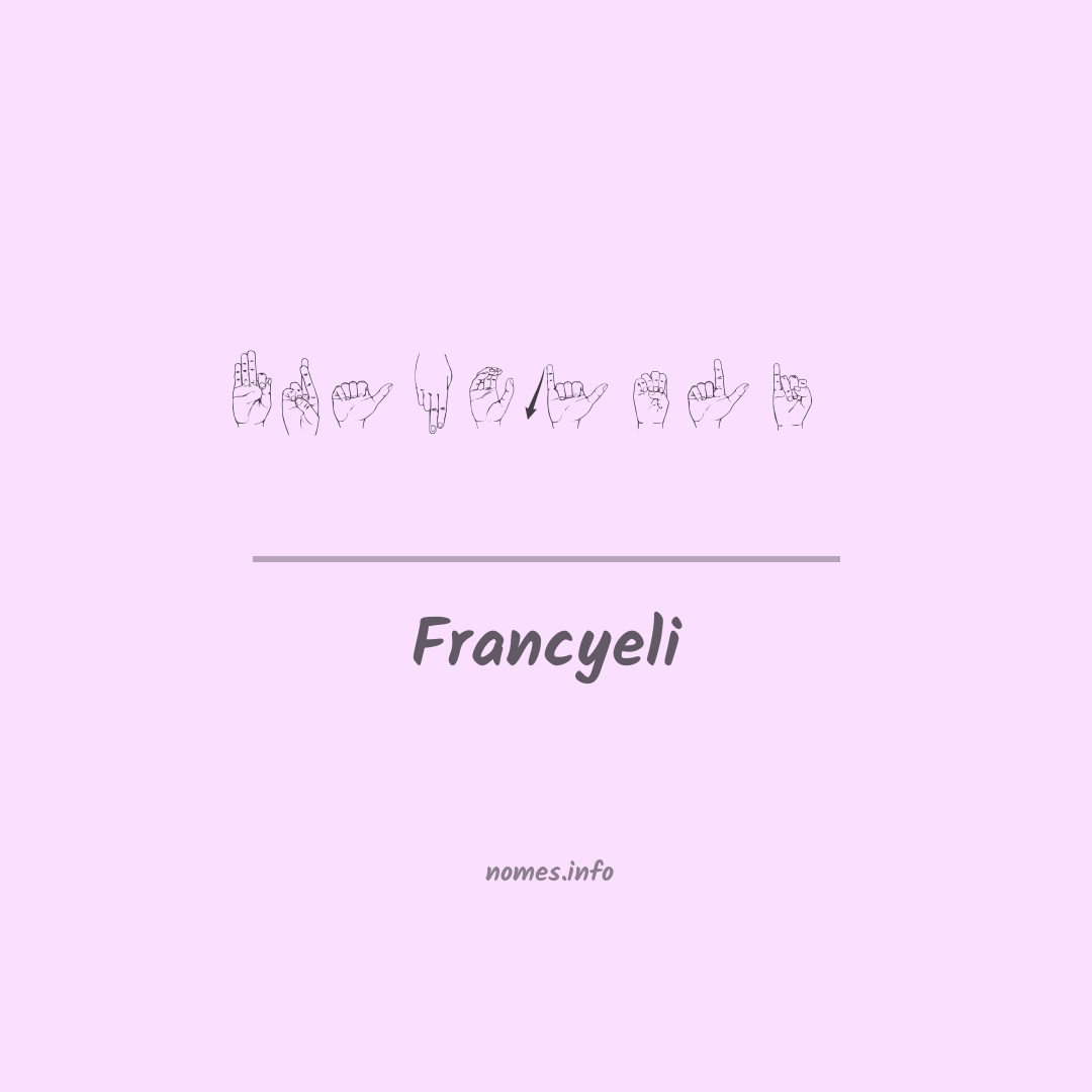 Francyeli em Libras Francyeli em Libras