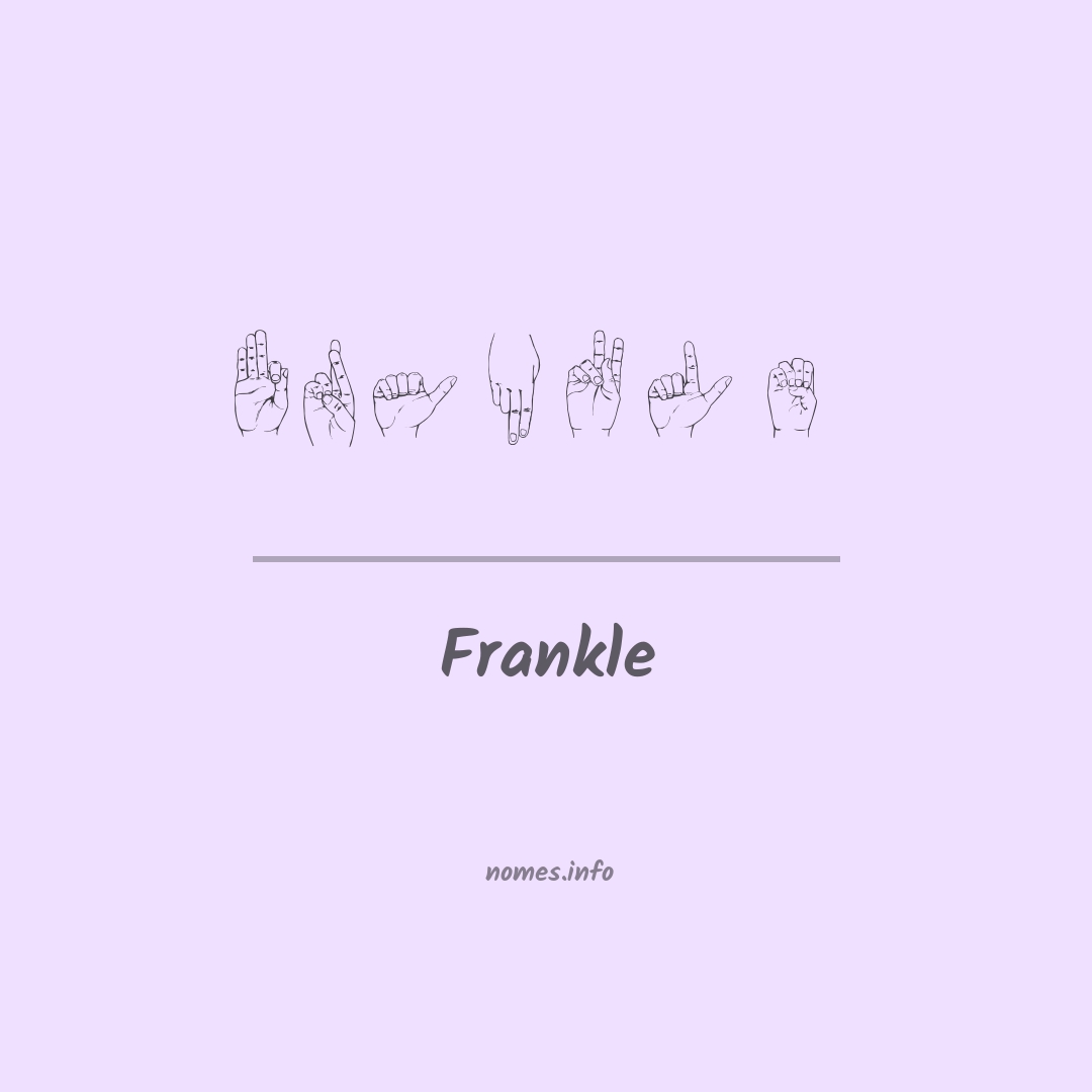 Frankle em Libras