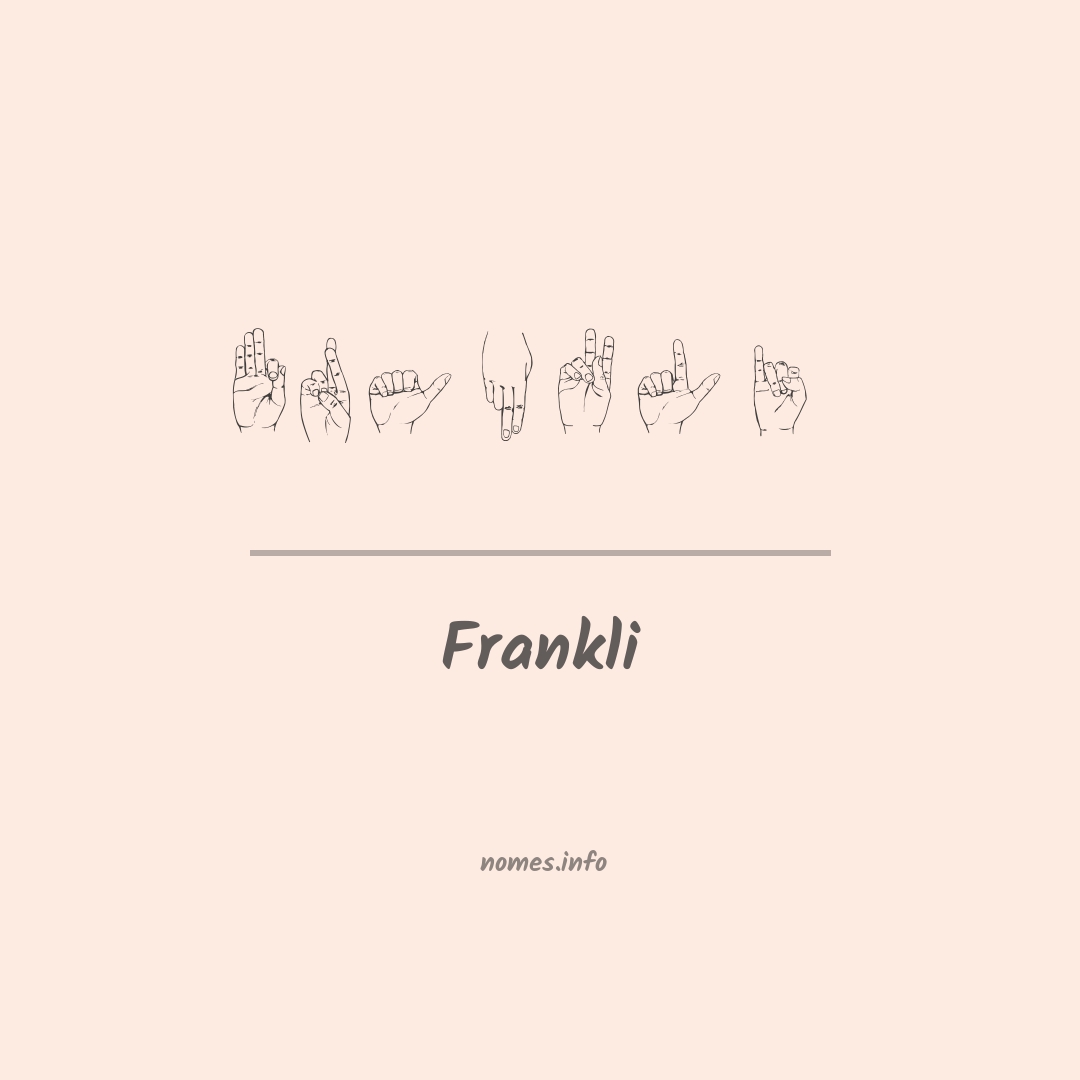Frankli em Libras Frankli em Libras