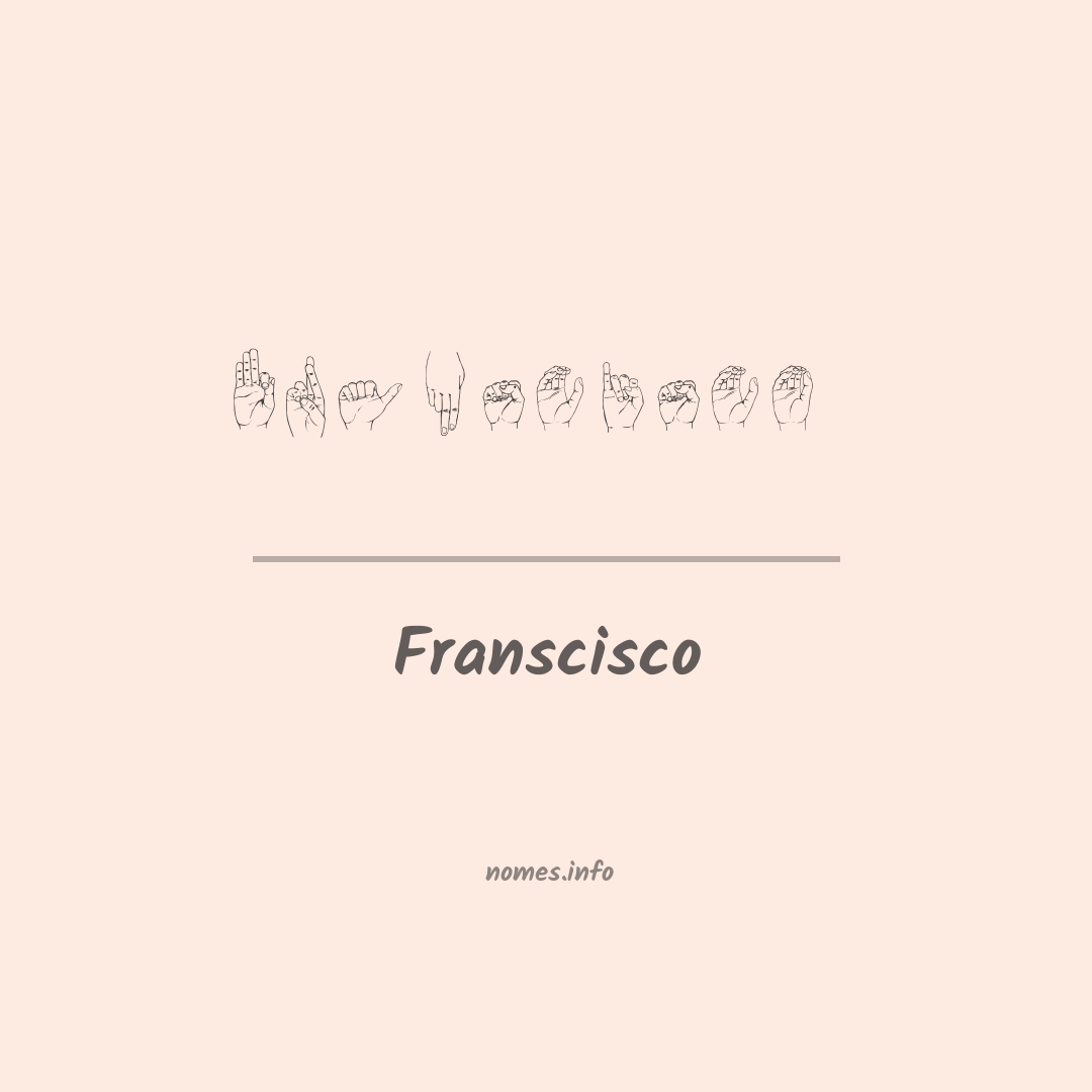 Franscisco em Libras