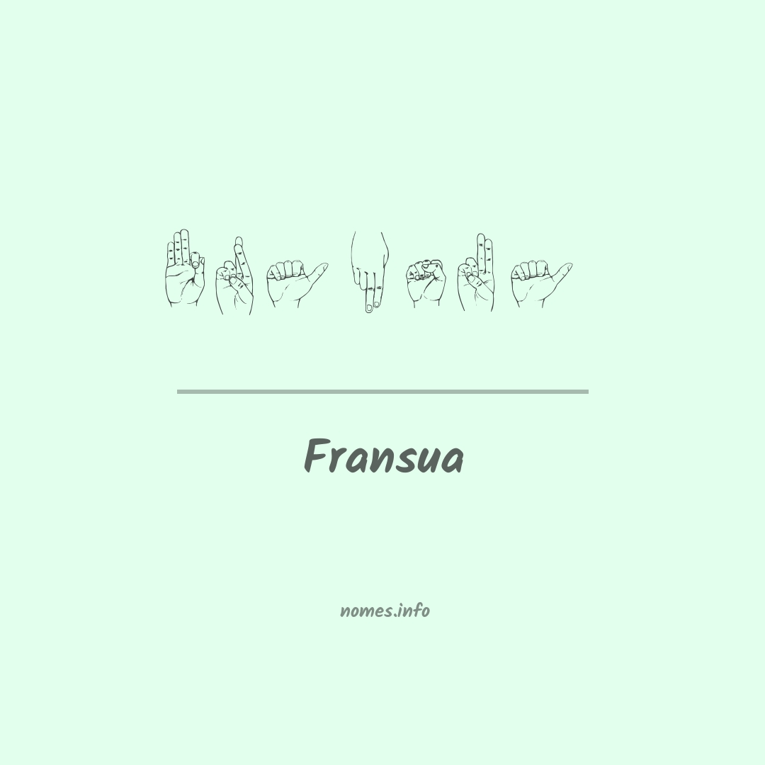 Fransua em Libras