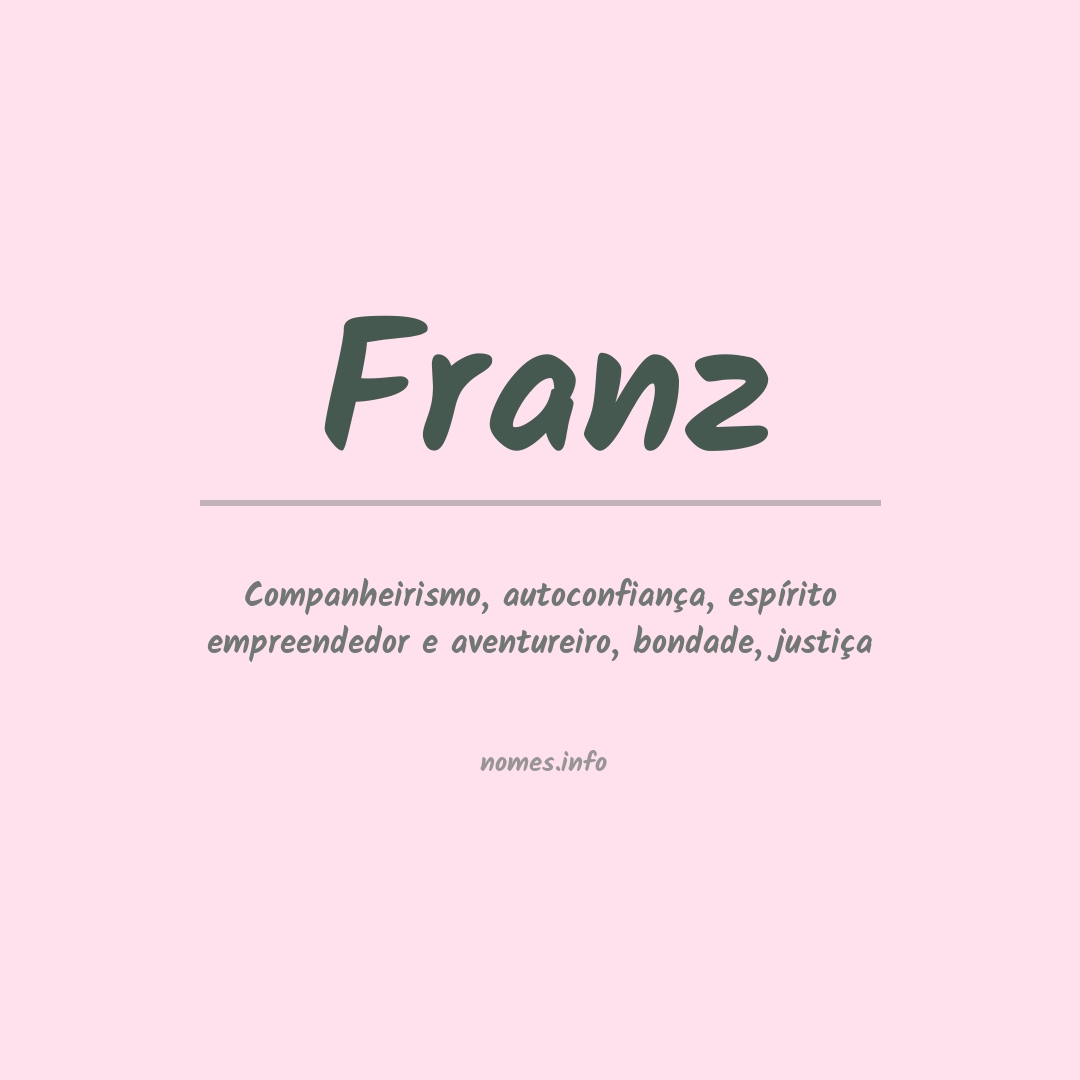 Significado do nome Franz