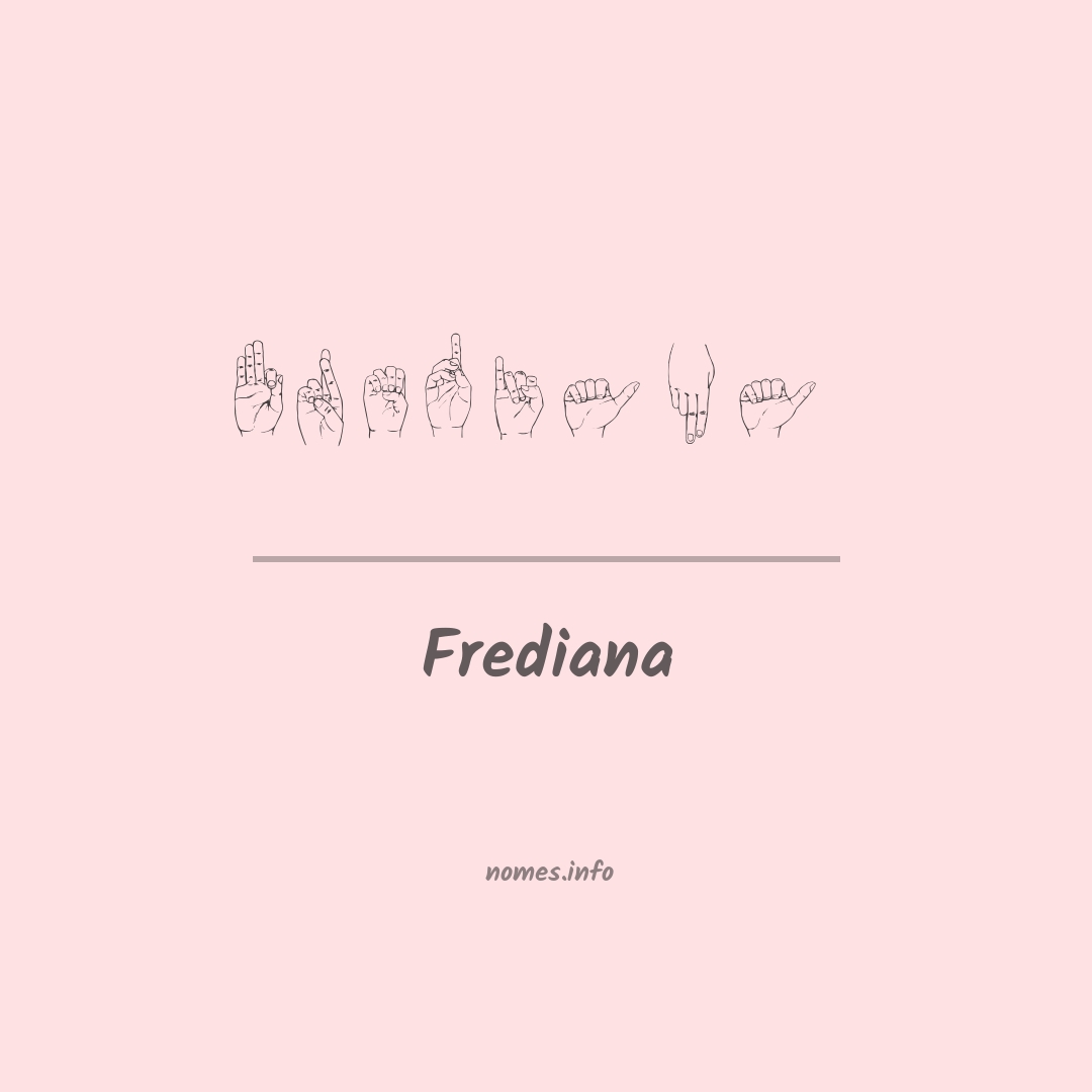 Frediana em Libras