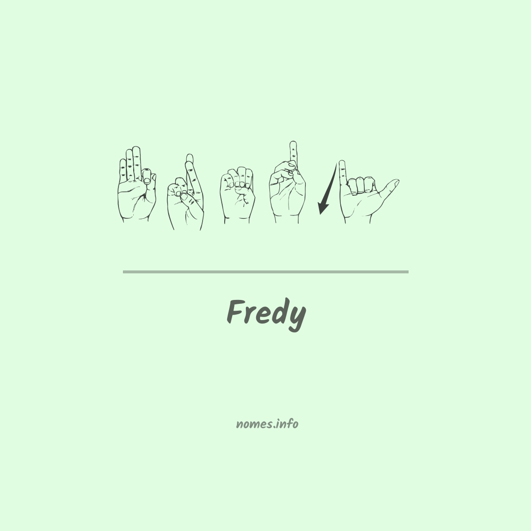 Fredy em Libras