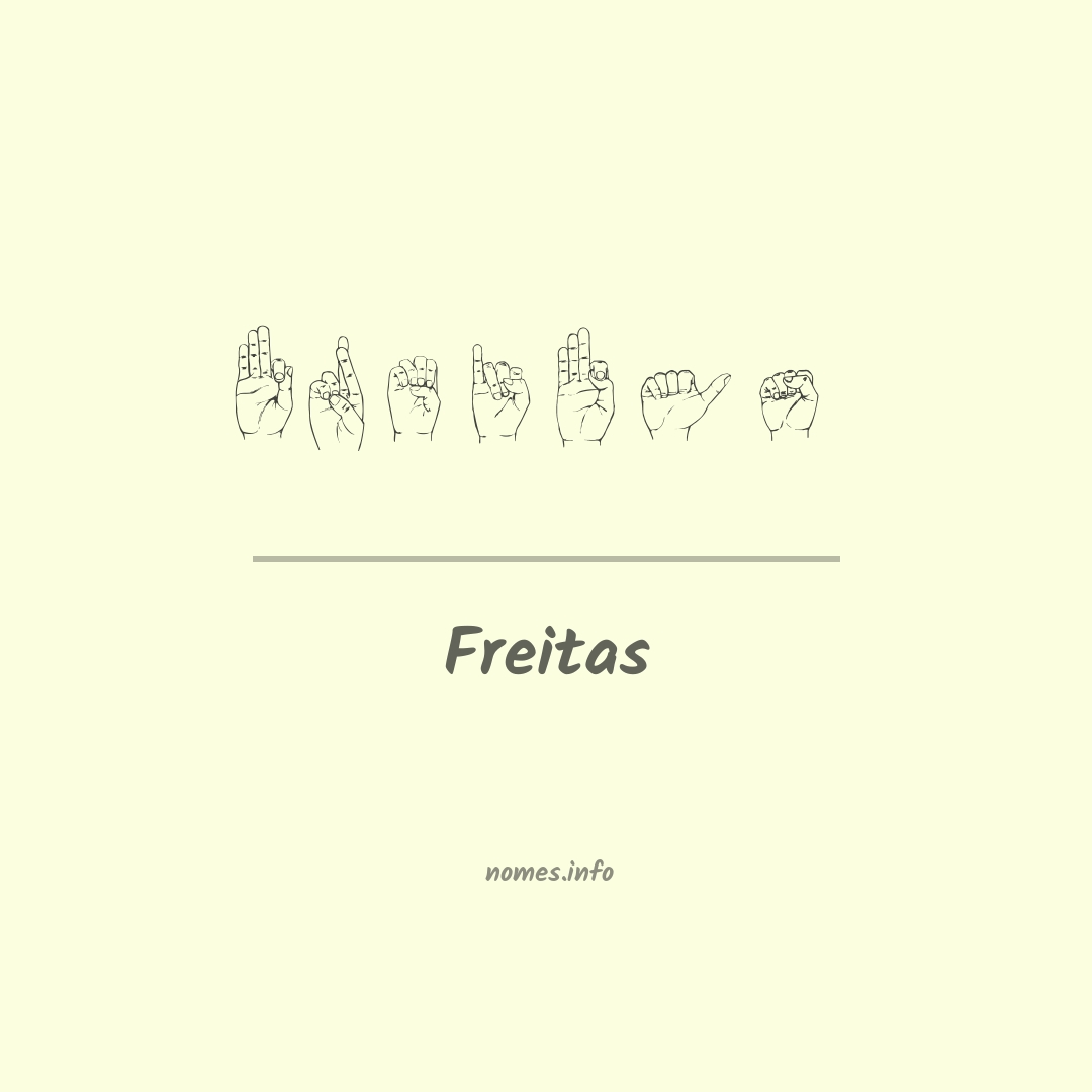 Freitas em Libras