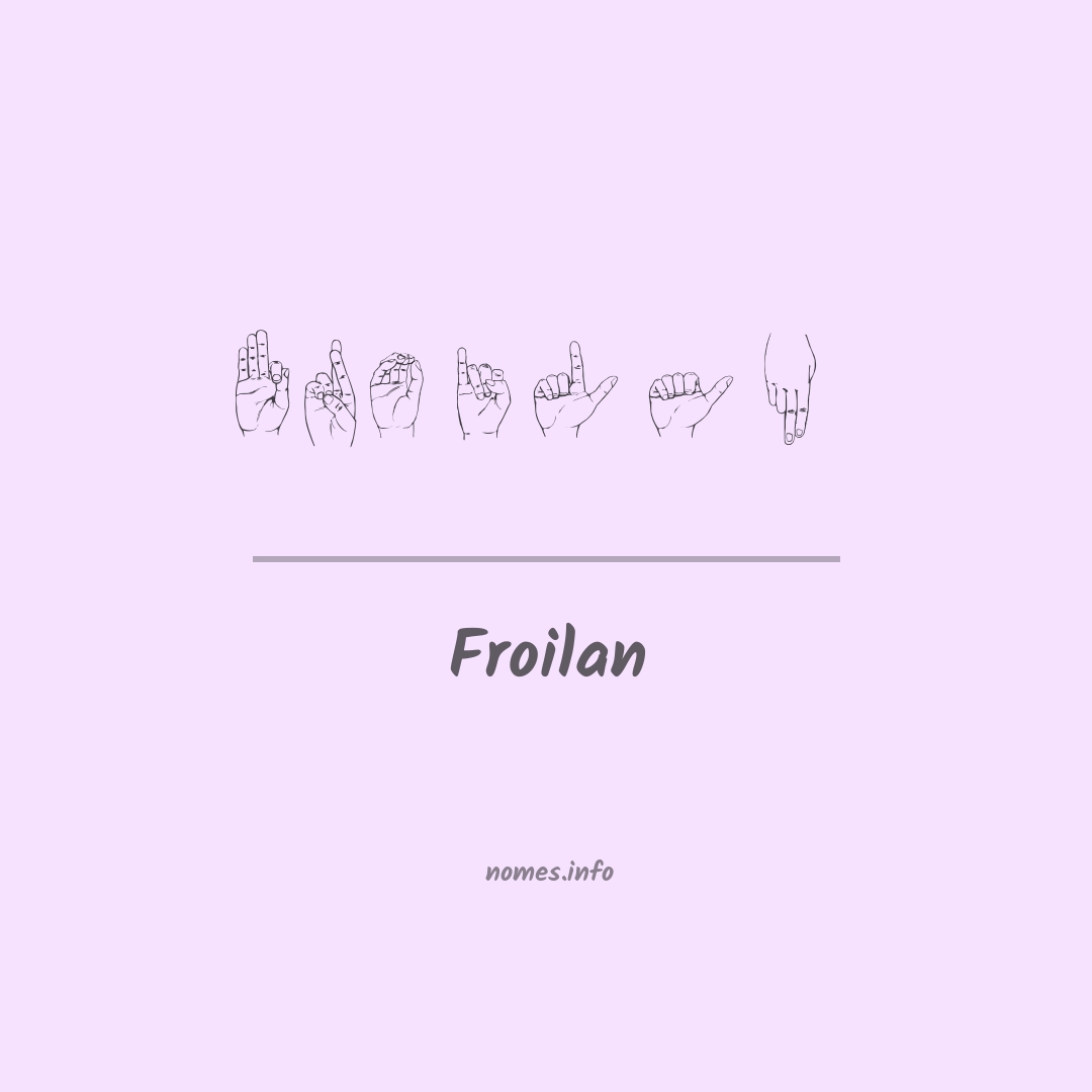 Froilan em Libras