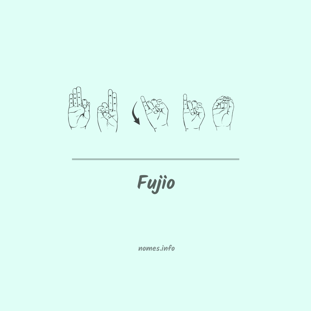 Fujio em Libras